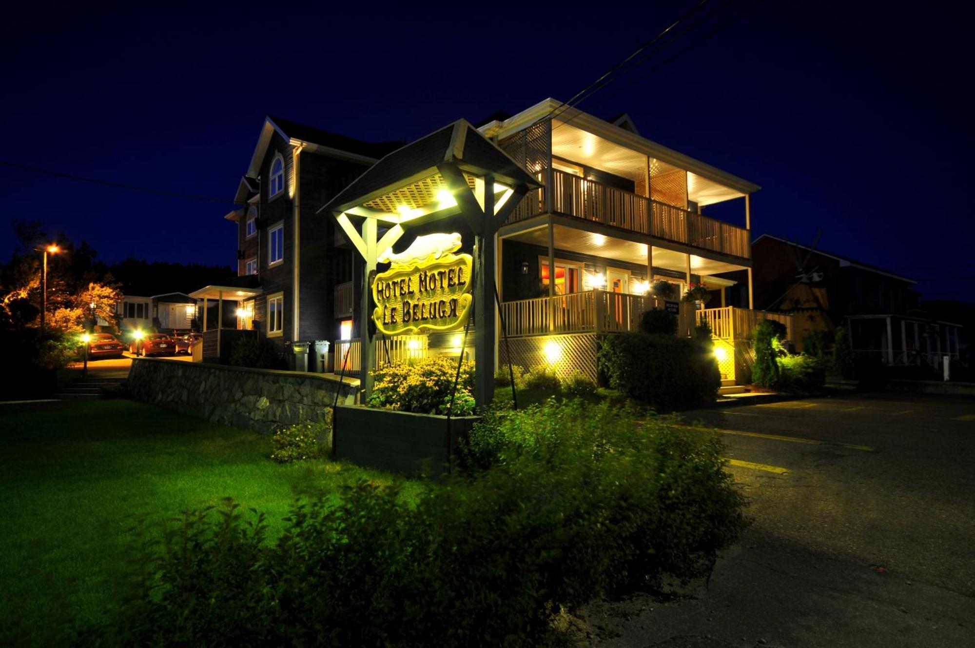 Hôtel Motel Le Beluga Tadoussac Extérieur photo